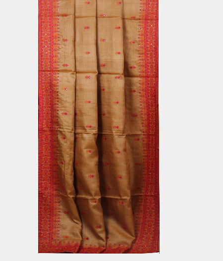 dark-beige-tussar-embroidery-saree-t187660-t187660-b