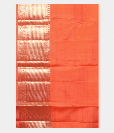 Peach Handwoven Kanjivaram Silk Saree T2057633
