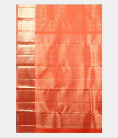 Peach Handwoven Kanjivaram Silk Saree T2057634