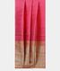 Pink Woven Raw Silk Saree T1974082