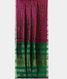 Burgundy Raw Silk Saree T1974852