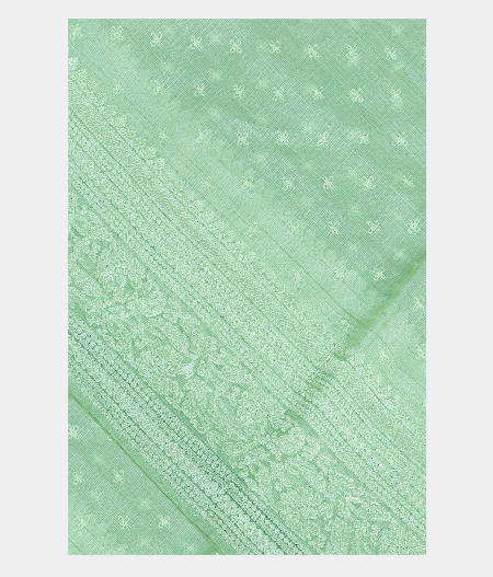 Light Green Silk Kota Embroidery Saree T187433-image