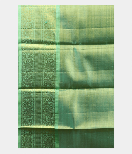 Gold Handwoven Kanjivaram Silk Kids Pavadai T2059793