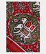 Red and Green Patan Patola Silk Dupatta T721211