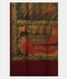 Dark Green Ajrakh Hand Block Printed Silk Dupatta T1247973