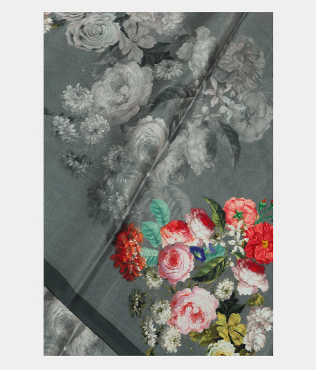 Grey Satin Crepe Silk Saree T184713-image