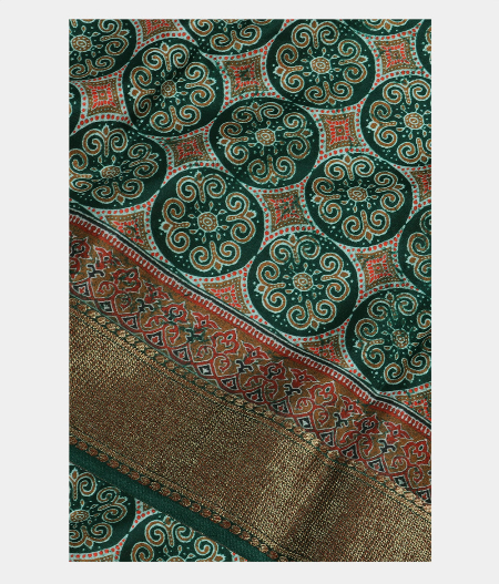 Green Georgette Silk Saree T192310-image