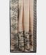 Beige Tussar Kantha Work Saree T2054762