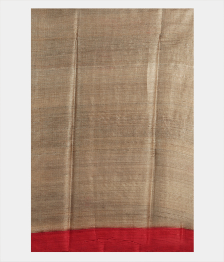 Blue Tussar Kantha Work Saree T2054533