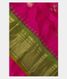 Magenta kanjivaram Kalamkari Patchwork Saree T1876491