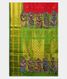 Red kanjivaram Kalamkari Patchwork Saree  T1876504