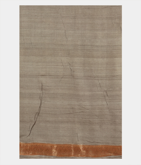 Yellow Tussar Georgette Silk Saree T1962793