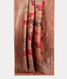 Salmon Pink Tussar Printed Saree T2043992