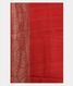 Red Tussar Printed Saree T2044433