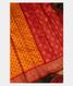 Yellow Ikat Silk Saree T1873151