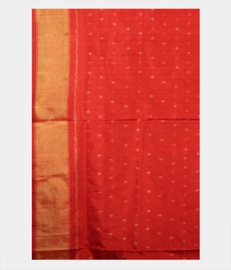 Yellow Ikat Silk Saree T1873154