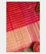 Pinkish Orange Ikat Silk Saree T2047071