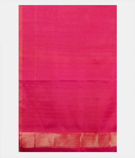 Magenta Banaras Tussar Silk Saree T2068683