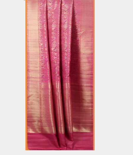 Pink Banaras Tussar Silk Saree T2068732