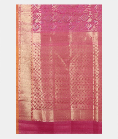 Pink Banaras Tussar Silk Saree T2068734