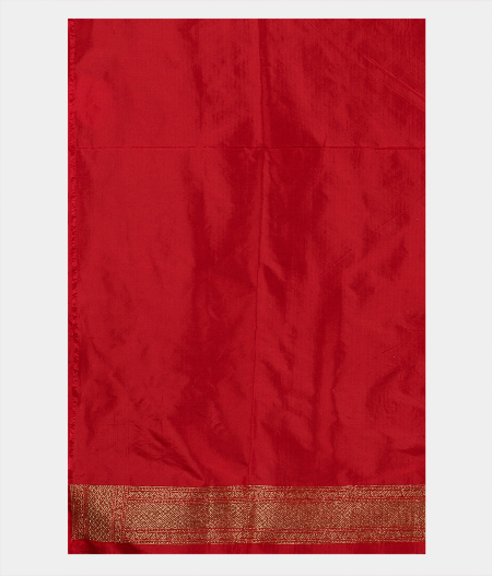 Dark Blue Banaras Silk Saree T2037043