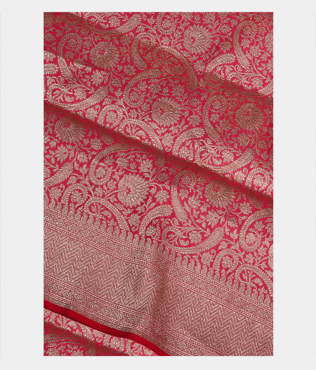 Pink Banaras Silk Saree T199006-image