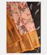 Peach Printed Kanjivaram Silk Pavadai T1907411