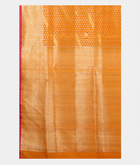 Yellow Banaras Silk Saree T2068694