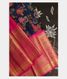 Blue Printed Kanjivaram Silk Pavadai T1808671