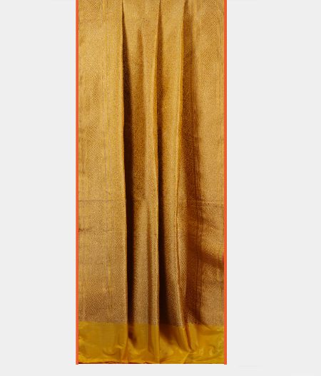 Yellow Banaras Silk Saree T1737982