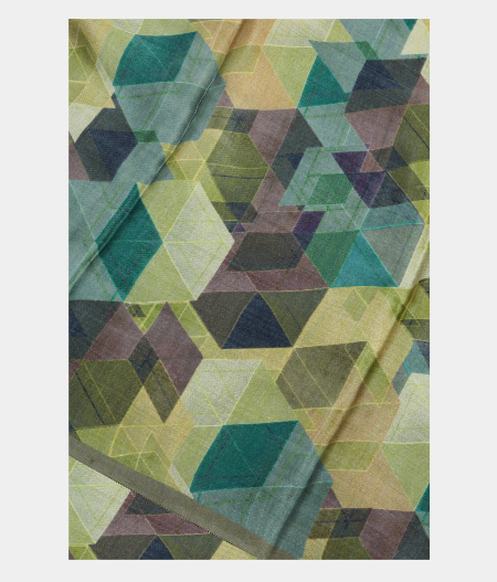 Multicolor Satin Crepe Silk Saree T184727-image