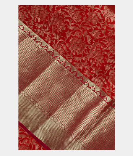 Red Soft Silk Saree T206839-image