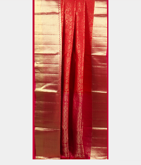 Red Soft Silk Saree T2068392
