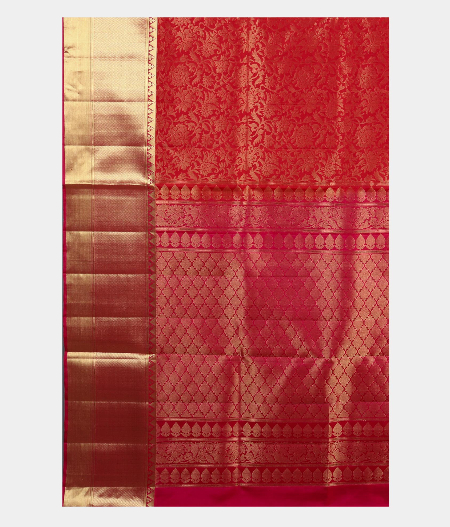 Red Soft Silk Saree T2068394