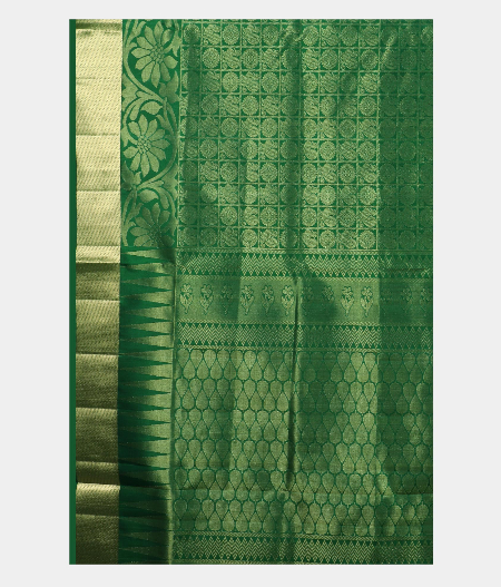 Green Soft Silk Saree T2068374