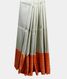 Silver Handwoven Kanjivaram Silk Pavadai T1701082