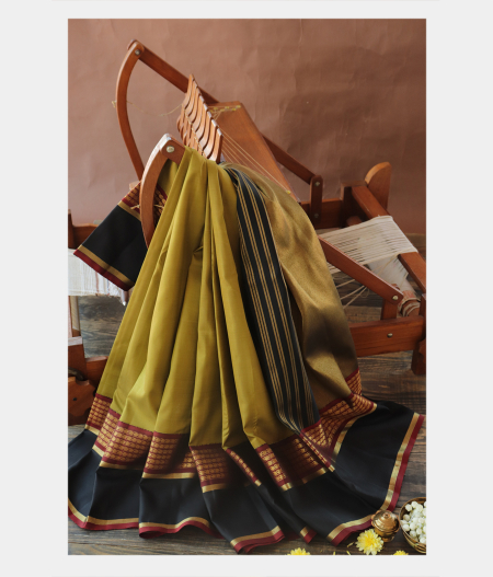 Light Green Handwoven Kanjivaram Silk Saree T207644-image