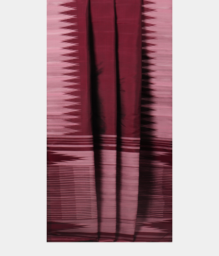 Maroon Handwoven Kanjivaram Silk Saree T2098082