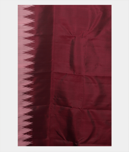 Maroon Handwoven Kanjivaram Silk Saree T2098083