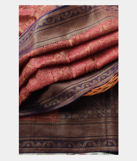 Maroon Crepe Silk Saree T210864-image