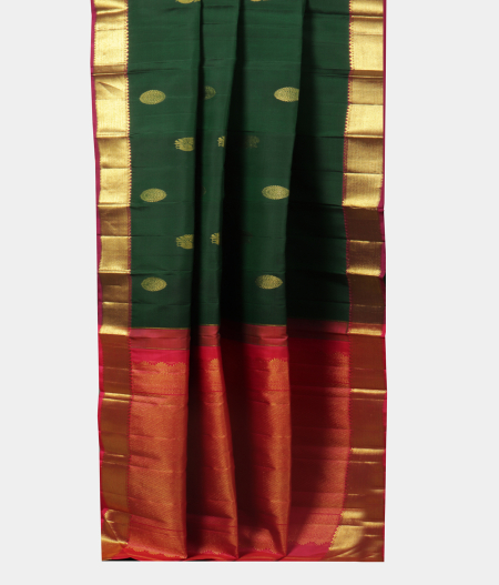 Green Handwoven Kanjivaram Silk Saree T2099172