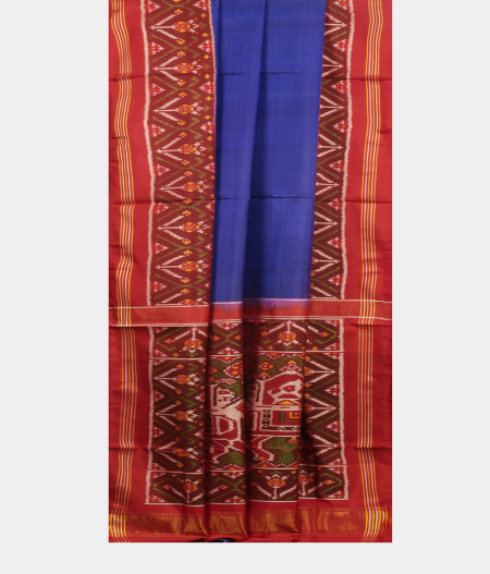 Purple Patan Patola Silk Saree T1921663