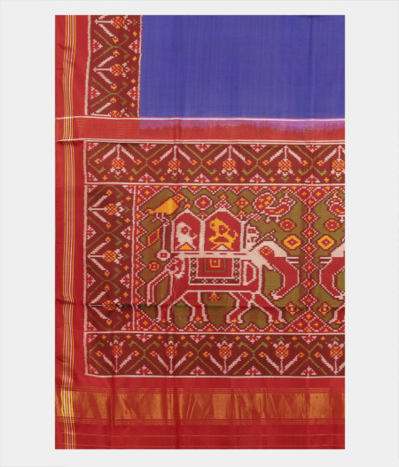 Purple Patan Patola Silk Saree T1921665