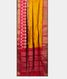 Yellow Ikat Silk Saree T2049122