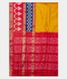 Yellow Ikat Silk Saree T2049124
