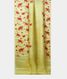 Yellow Tussar Printed Saree T1507972