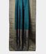 Peacock Blue Soft Silk Saree T2099982