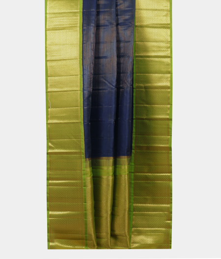 Navy Blue Handwoven Kanjivaram Silk Saree T2076434