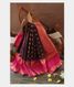 Brown Handwoven Kanjivaram Silk Saree T2037341
