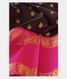 Brown Handwoven Kanjivaram Silk Saree T2037342